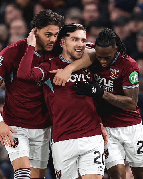 渐入佳境，西汉姆联2023年以来首次连续4场英超先进球