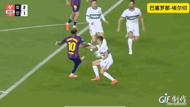 半场：埃尔切1-2巴萨，亚马尔先拔头筹，费兰破门